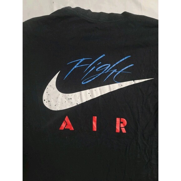Men's Jordan Flight  Nike Air Logo Spellout Graphic Double Sided Tshirt Size: S - Picture 4 of 6